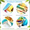 Summer Themed Happy Retirement Party Supplies with Hanging Swirl Honeycomb Centerpiece Banner Balloon Arch Kit for Tropical Hawaii Pool Retired Party Decor